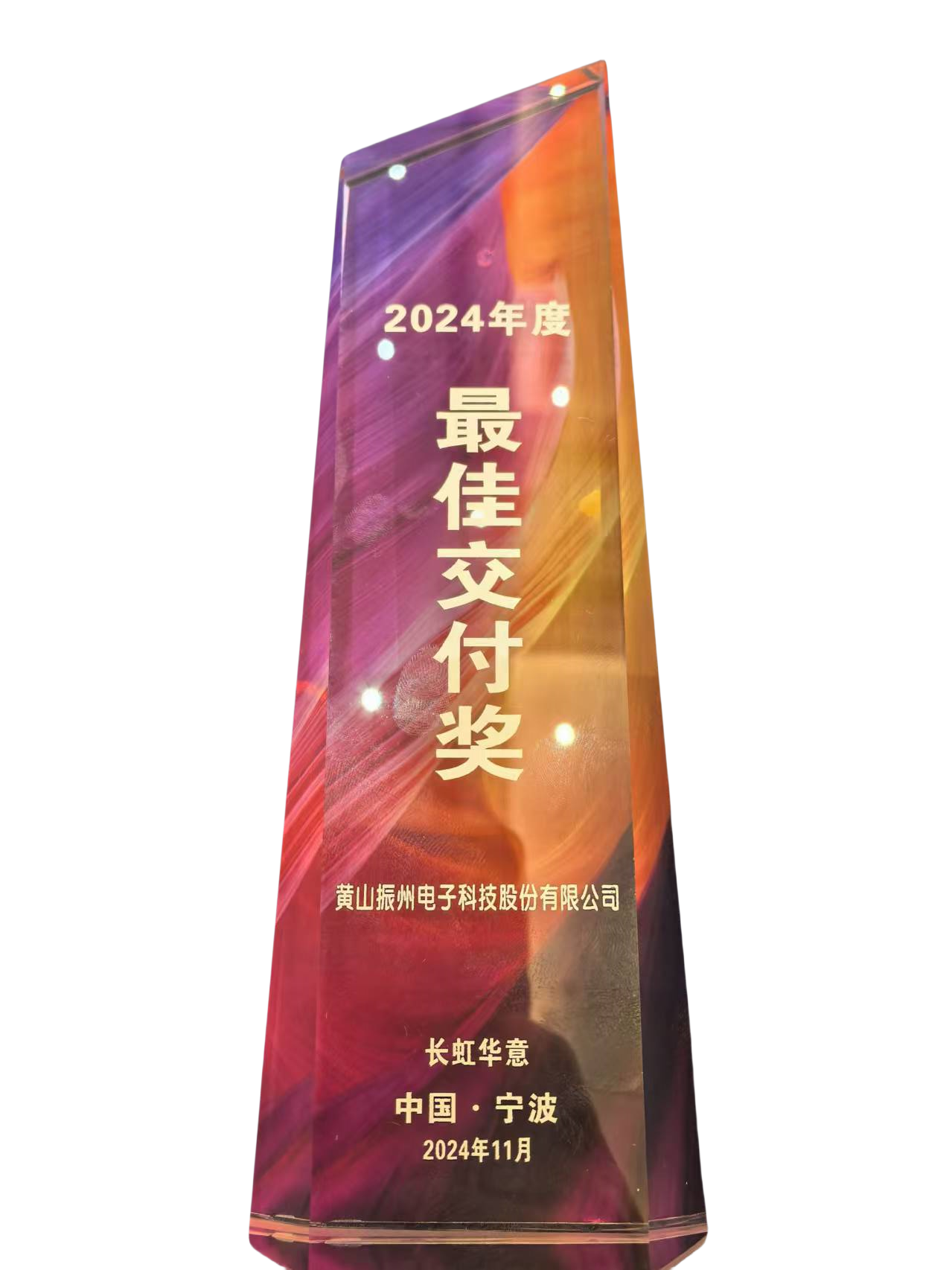 喜獲全球冰箱壓縮機龍頭企業(yè)長虹華意授予2024年度“最佳交付獎”